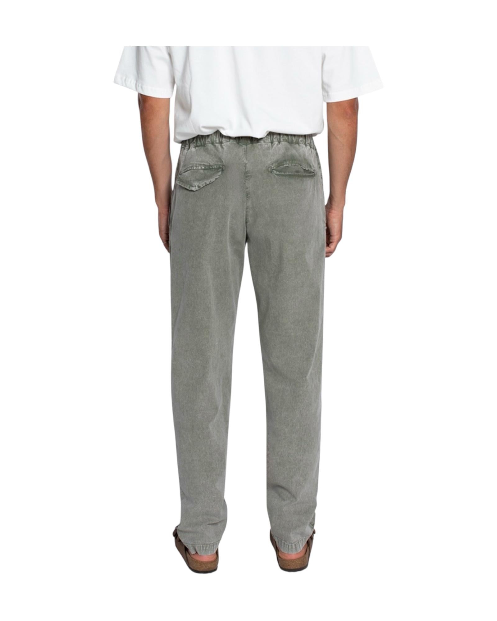 Pantalaccio misto lino Verde lavato 26SU66 11DT 27 WHITESAND 