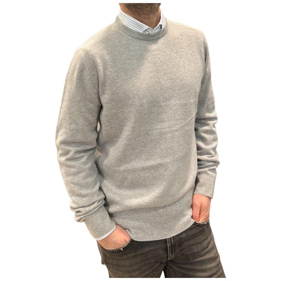 Maglione in cashmere Grigio chiaro 87100 111 CAVALIERI MILANO 