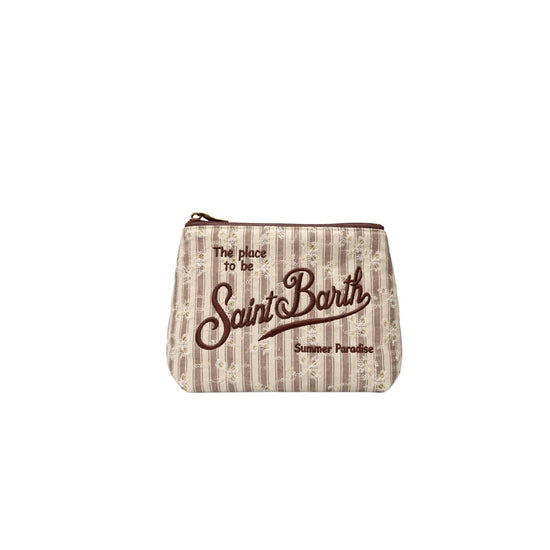 Pochette Aline Sangallo Mini flowers Beige ALI0045 00561L MC2 SAINT BARTH 