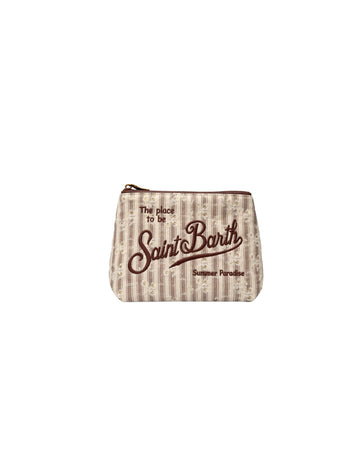 Pochette Aline Sangallo Mini flowers Beige ALI0045 00561L MC2 SAINT BARTH 