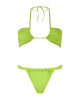 Costume Dahlia triangolo verde lime