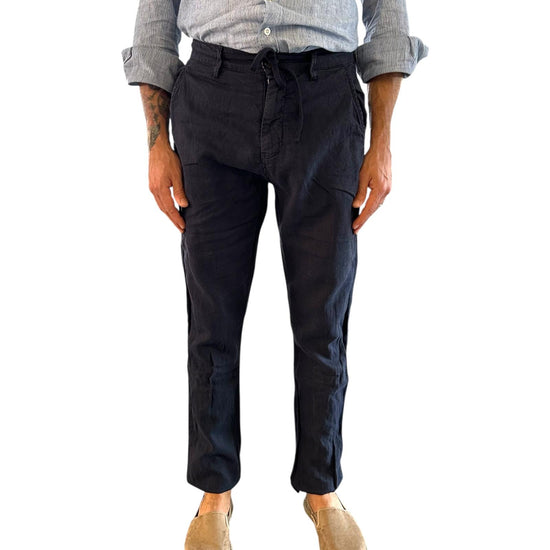 Pantalaccio misto lino Blu GK713 BLU RE.VI.VAL 