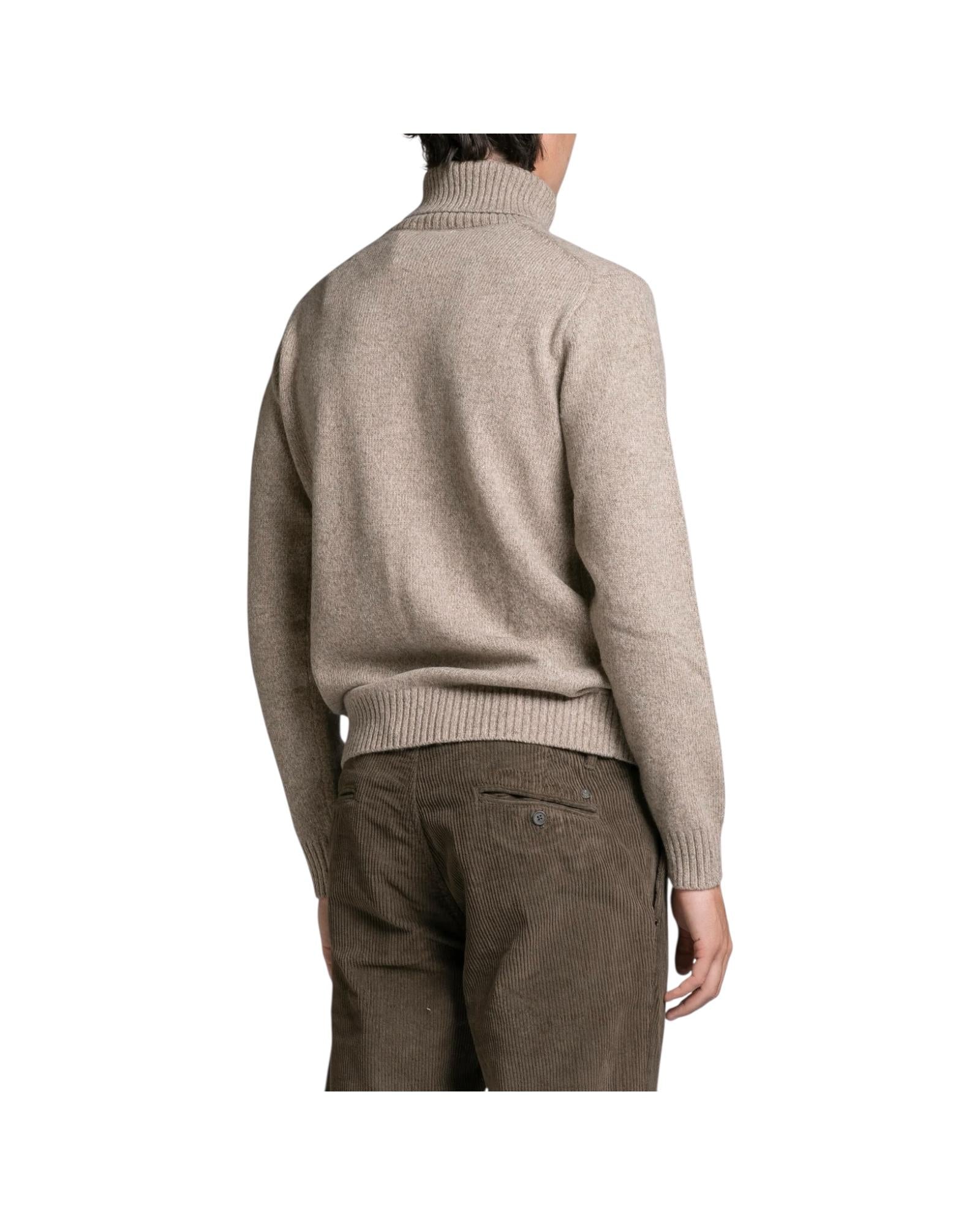 Maglione collo alto in moulinè Beige JOHN WN7C51 IMPURE 
