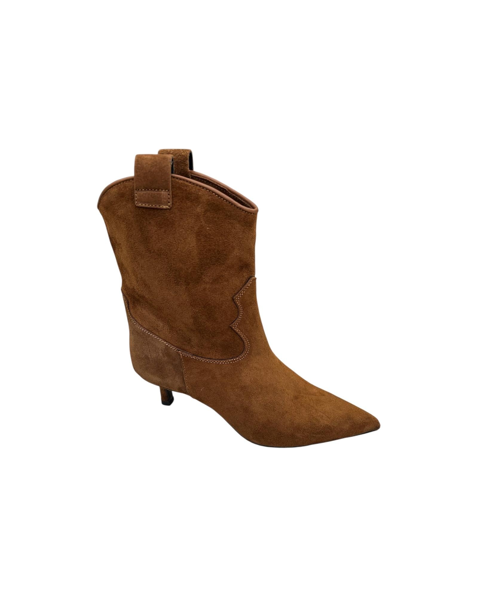 Stivaletto in pelle scamosciata Marrone 475 CAMOSCIO CUBA Dreamer 