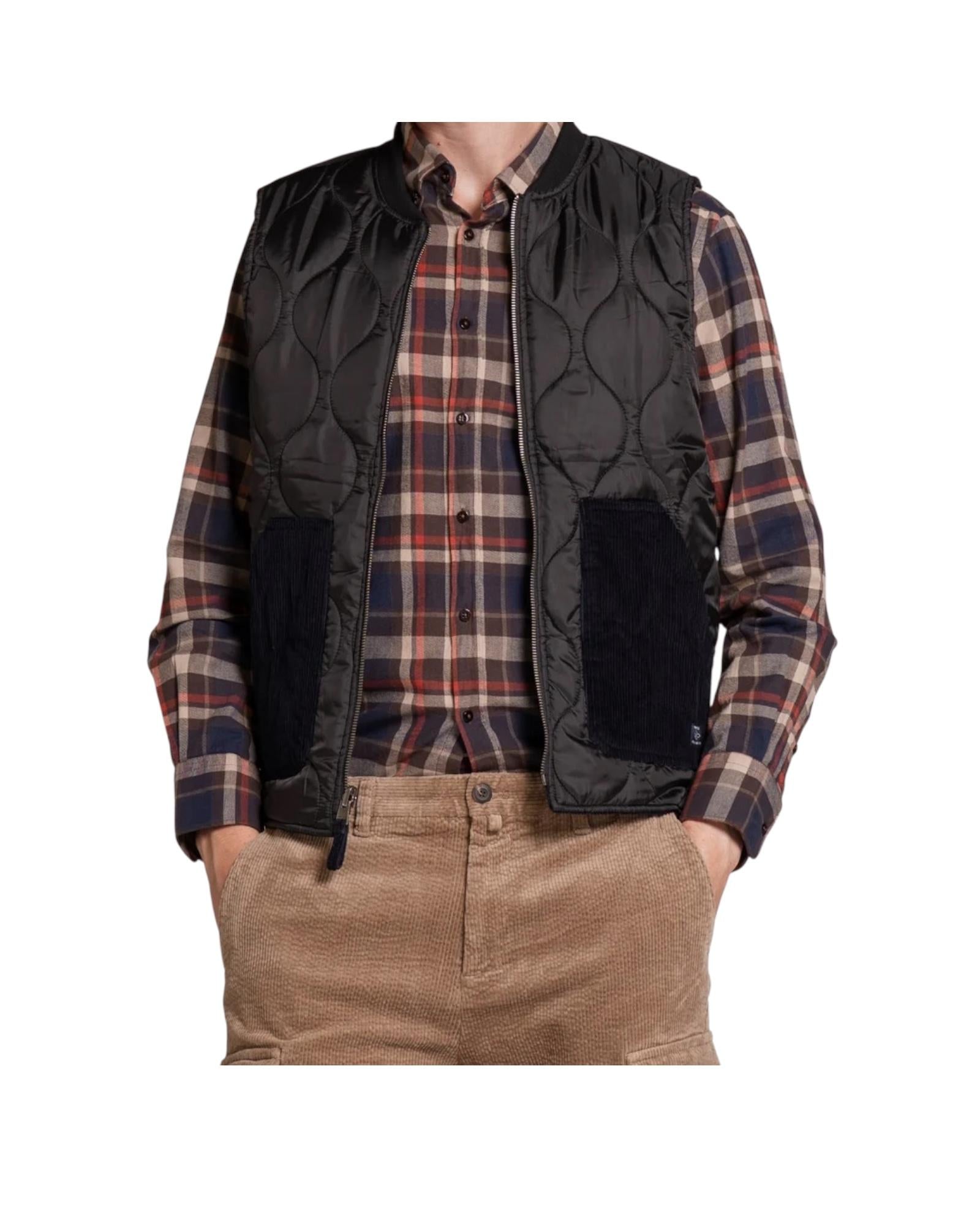Gilet Martin reverse in corduroy Navy MARTIN V05C01 IMPURE 