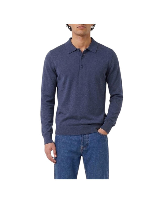 Polo manica lunga Blu denim POLO MANICA LUNGA BLU DENIM RE.VI.VAL 