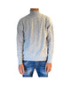 Maglione collo alto in lana merinos Grigio