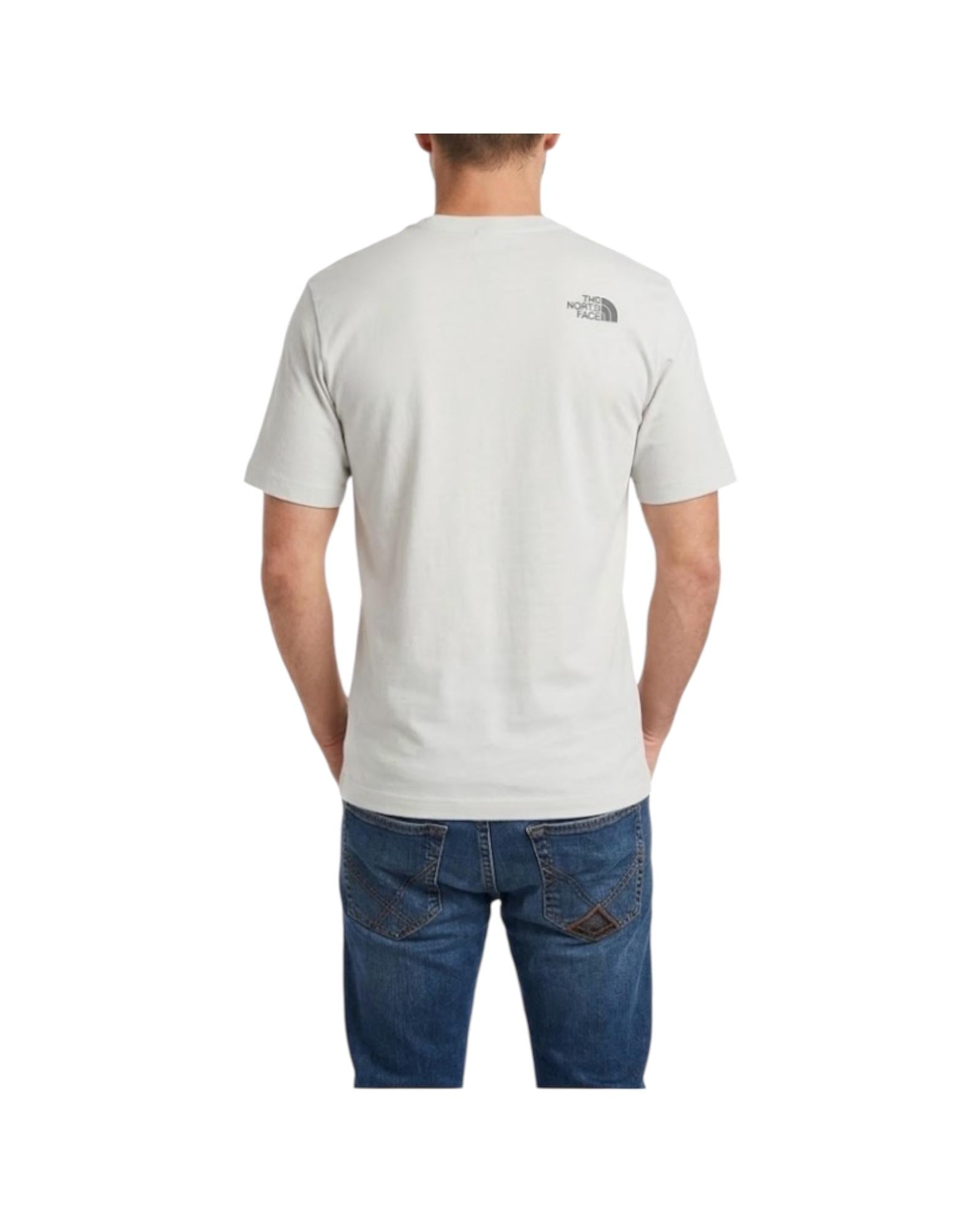 T-shirt Mountain Line White M MNT LINE RG WHITE THE NORTH FACE 