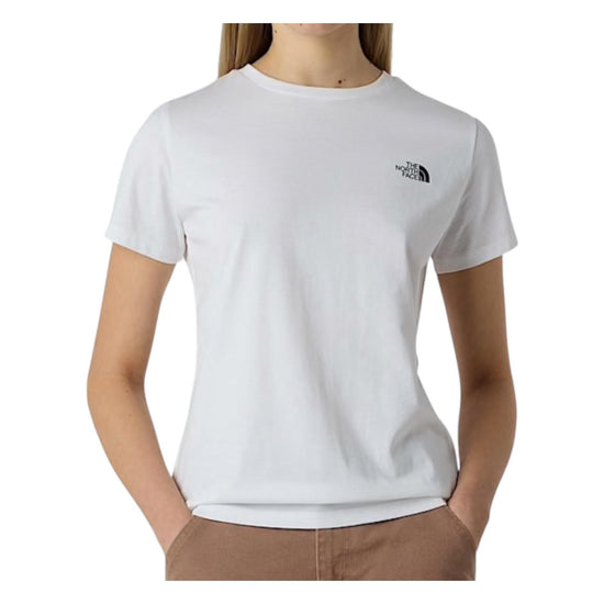 T-shirt Simple Dome White Donna NF0A87NH WHITE THE NORTH FACE 