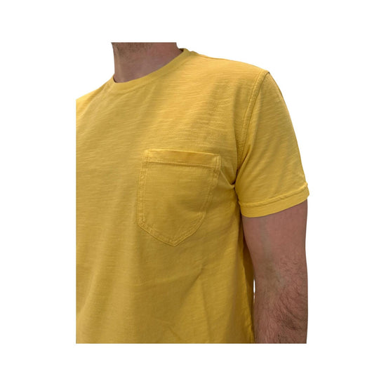 T-shirt Uomo Casco Bay Fiammata yellow 1001 YELLOW BL'KER 