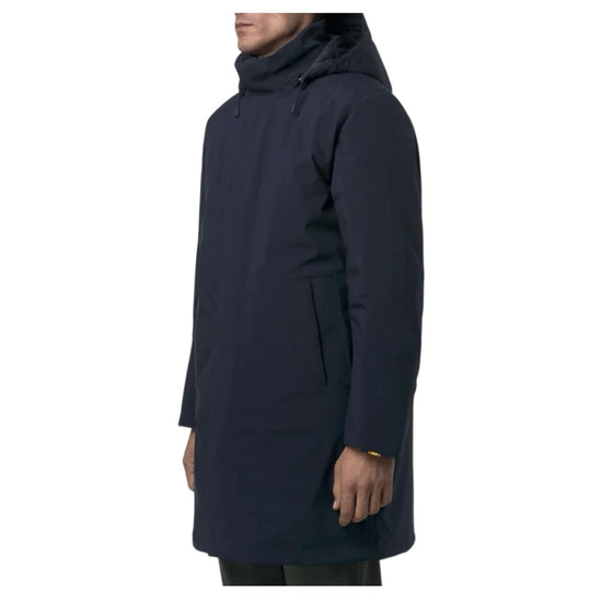 Giacca Thomal lunga da uomo Navy K7136IW AR0 K-way 