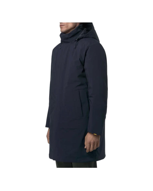 Giacca Thomal lunga da uomo Navy K7136IW AR0 K-way 