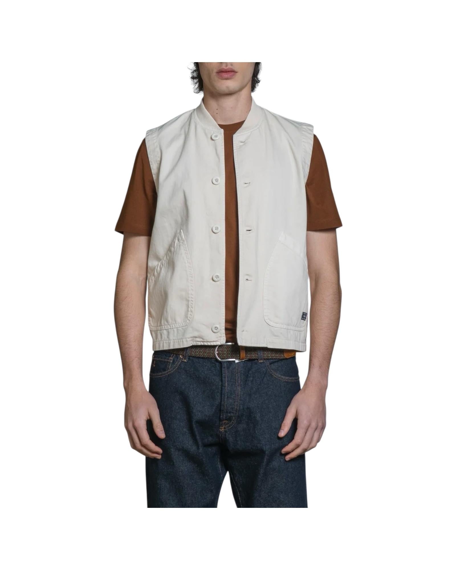 Gilet Bull denim Off white MARSH BD1C23 IMPURE 