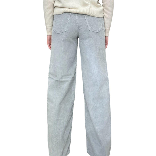 Pantalone Selene Palazzo in velluto Grigio SELENE 10 GRIGIO GOD SAVE DENIM 