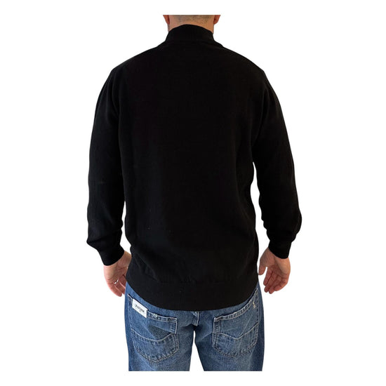 Maglione collo alto misto lana e cashmere Nero 0021 13 WOOL&CO 