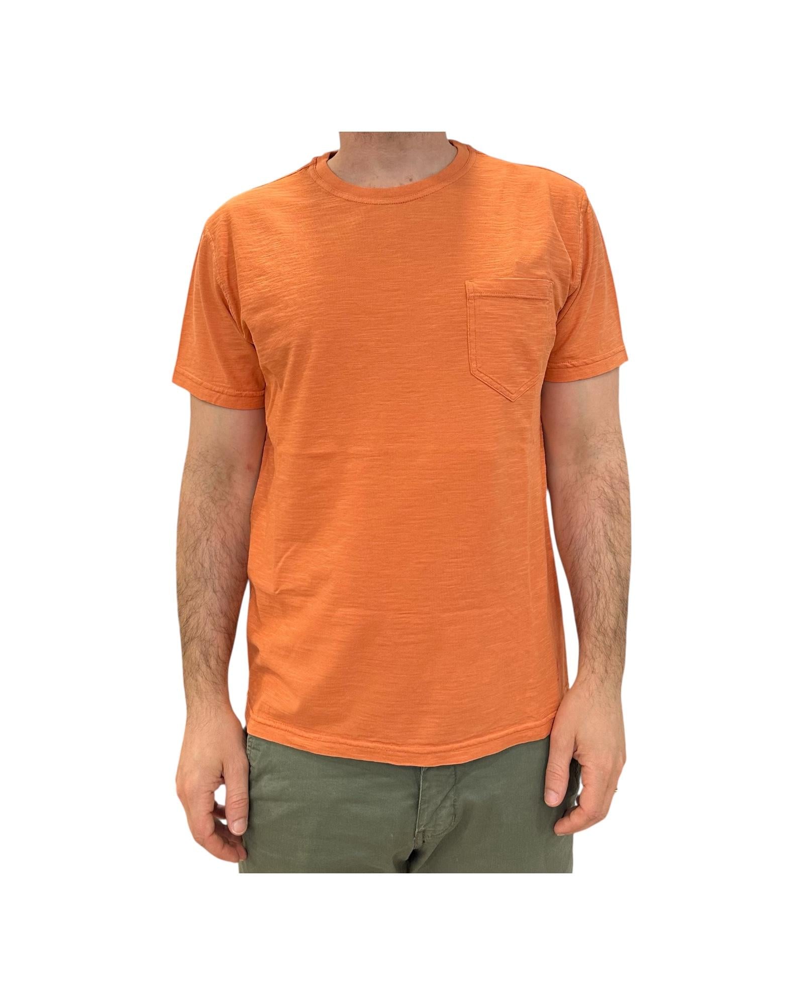 T-shirt Uomo Casco Bay Fiammata, orange. 1001 ORANGE BL'KER