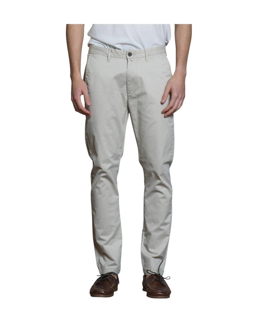 Pantalone Chino in cotone stretch Ecru BRYAN GABC56 IMPURE 