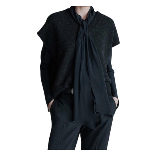 Camicia con fusciacca in seta Grigio ATALIA 004 MARELLA 