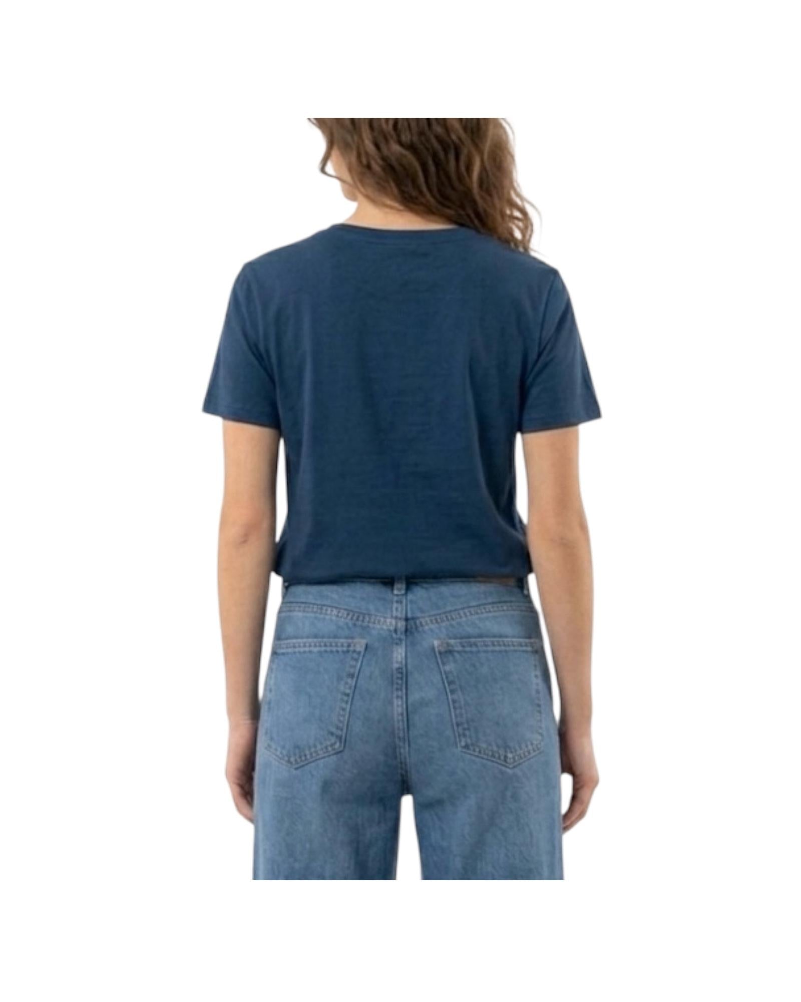 T-shirt Blu Comfort fit T-SHIRT MANICA CORTA BLU RE.VI.VAL 