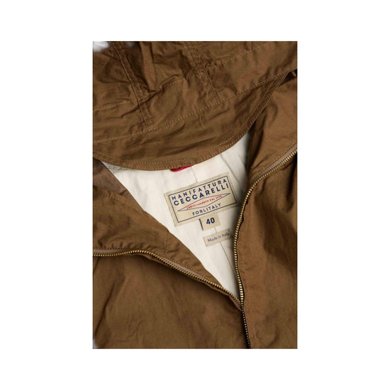 Blazer Coat with Hood Dark tan 6006CE DARK TAN MANIFATTURA CECCARELLI 