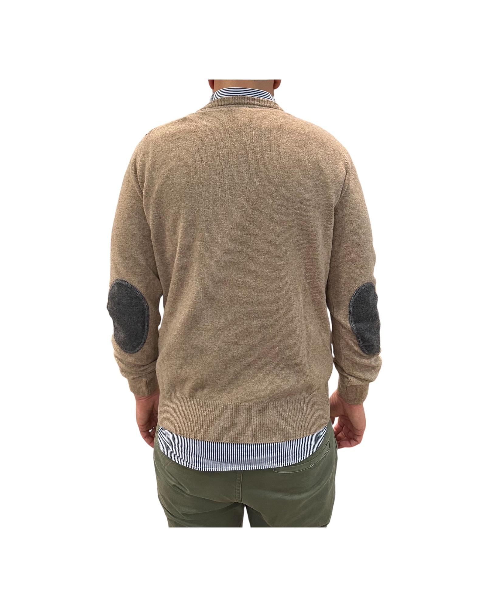 Maglione girocollo Beige 15055T 132 RETOIS 