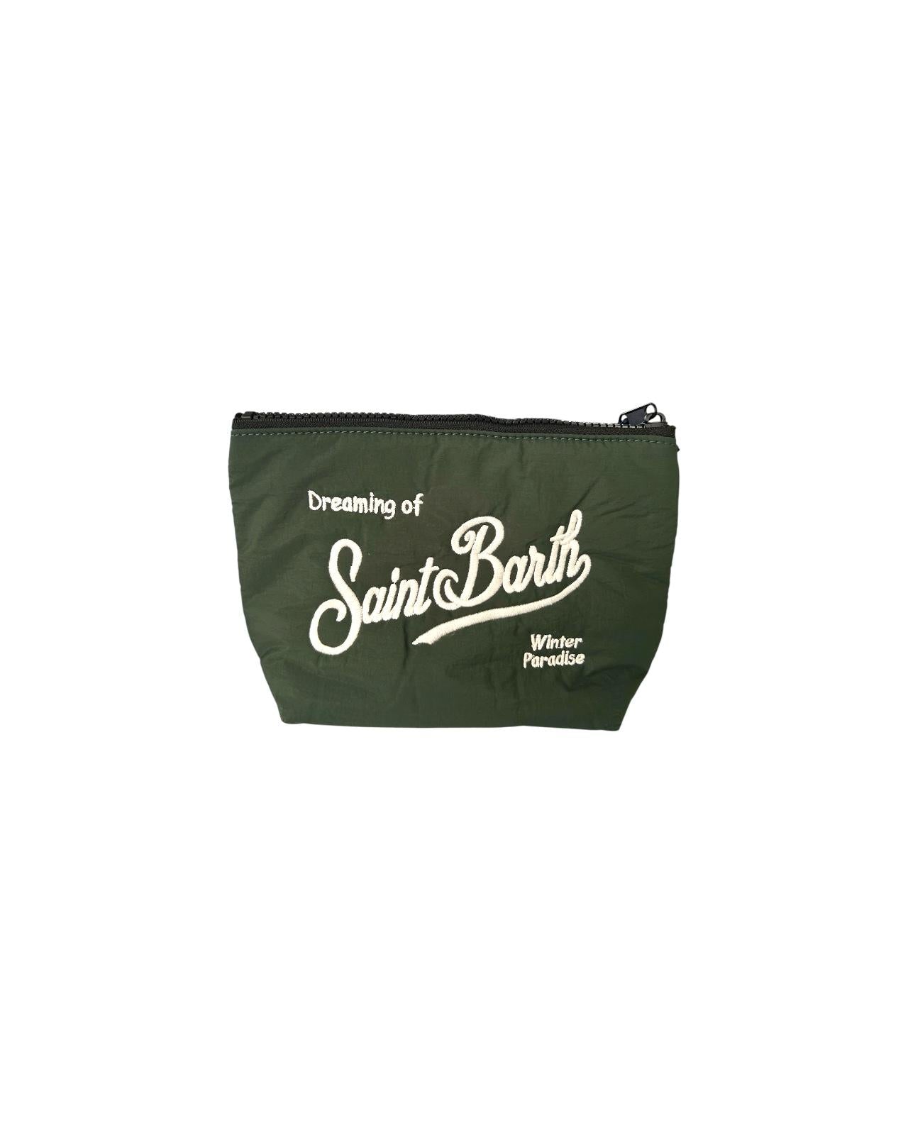 Pochette Aline Puffer in nylon Verde ALI0005 00214I MC2 SAINT BARTH 