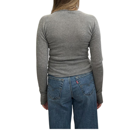 Maglione scollo barchetta in cashmere Grigio 85893 114 RETOIS 