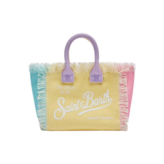Borsa Colette in canvas di cotone Multicolor COL0001 02576L MC2 SAINT BARTH 