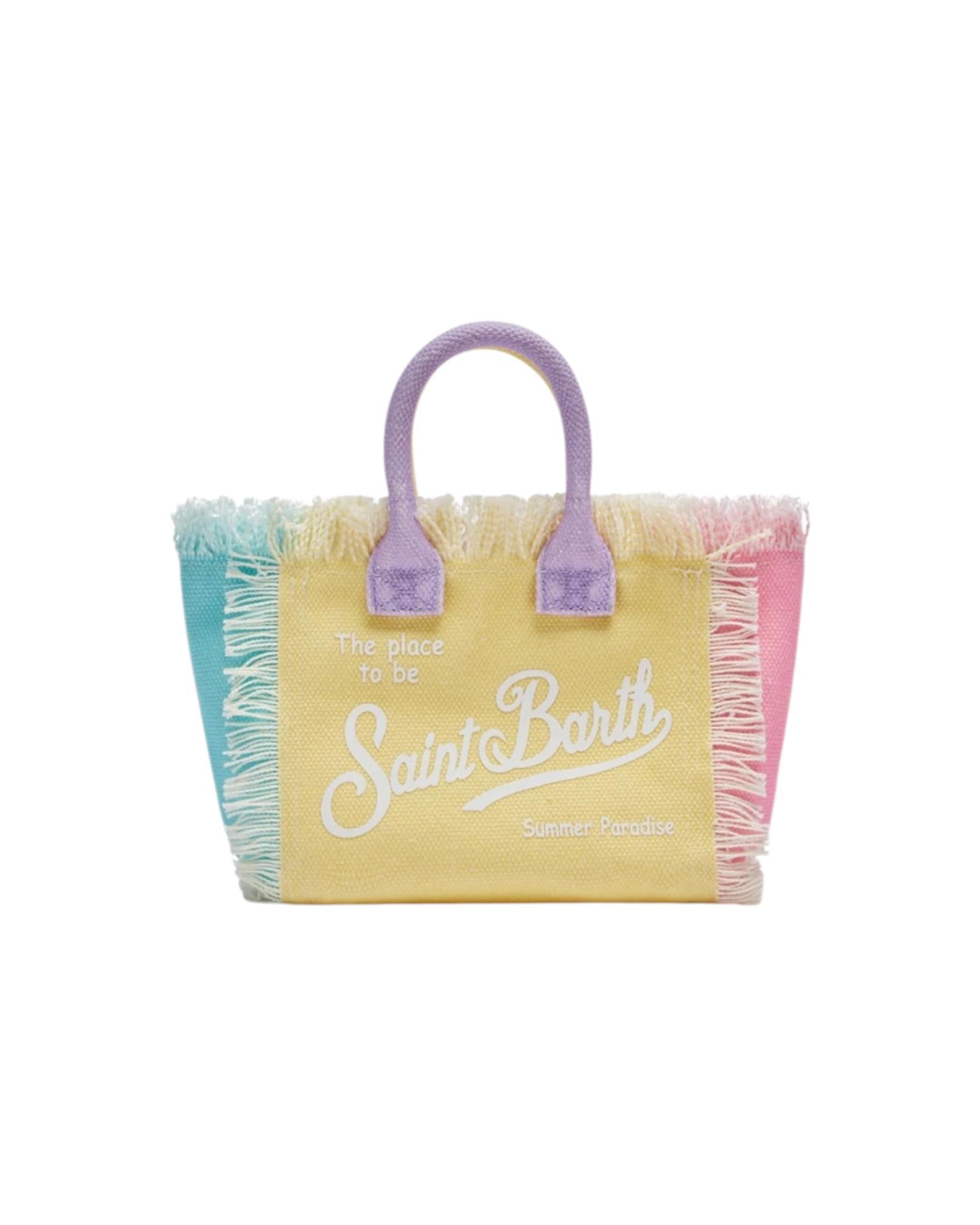 Borsa Colette in canvas di cotone Multicolor COL0001 02576L MC2 SAINT BARTH 
