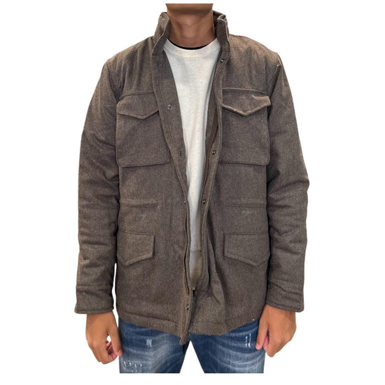 Field Jacket in lana Brown W5011 BROWN BL'KER 