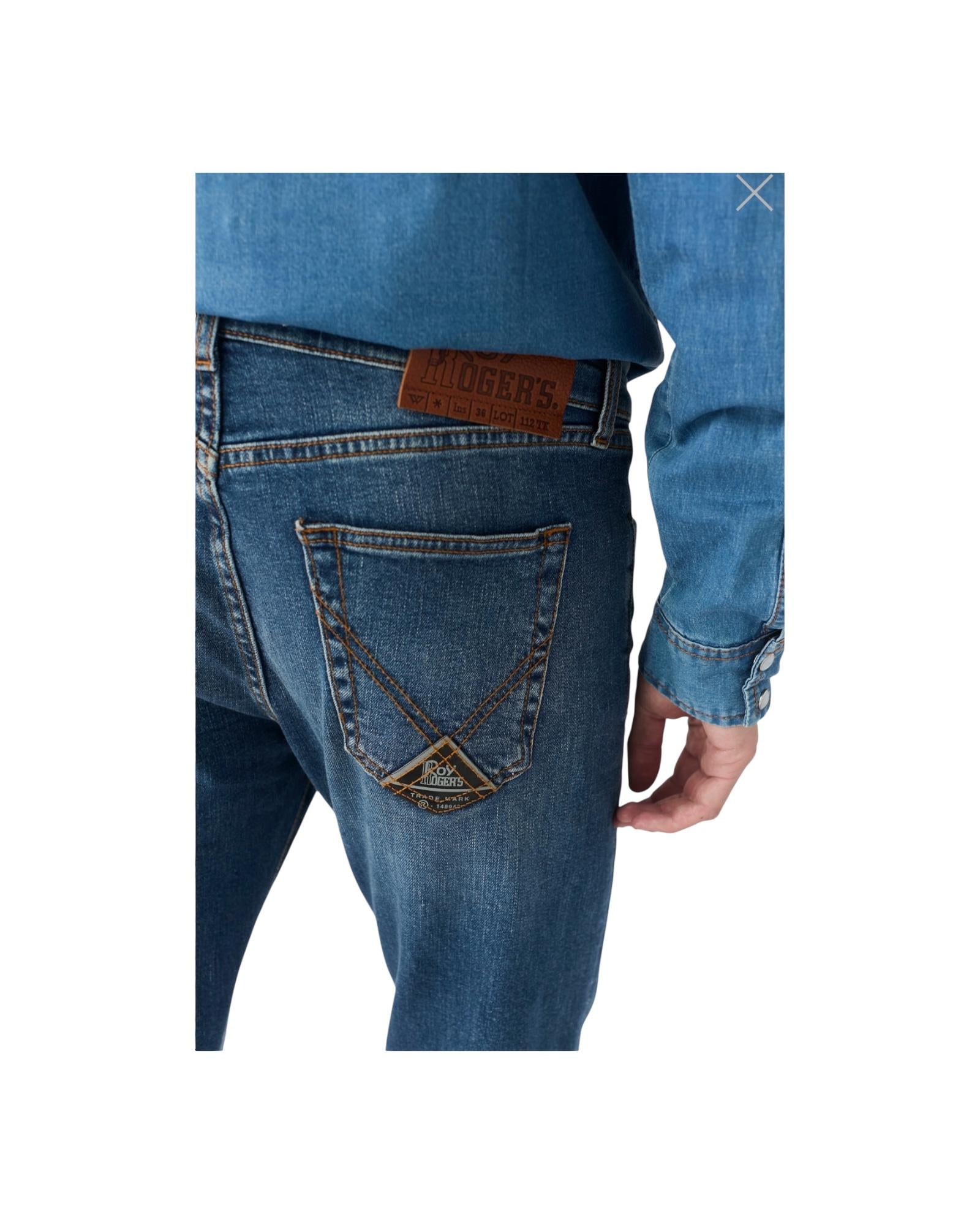 Jeans slim 517 wash 81 RRU075CH422750 C0999 ROY ROGER'S 