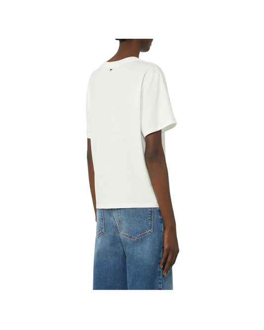 T-shirt in cotone con stampa grafica TENUE 006 MAX MARA WEEKEND 