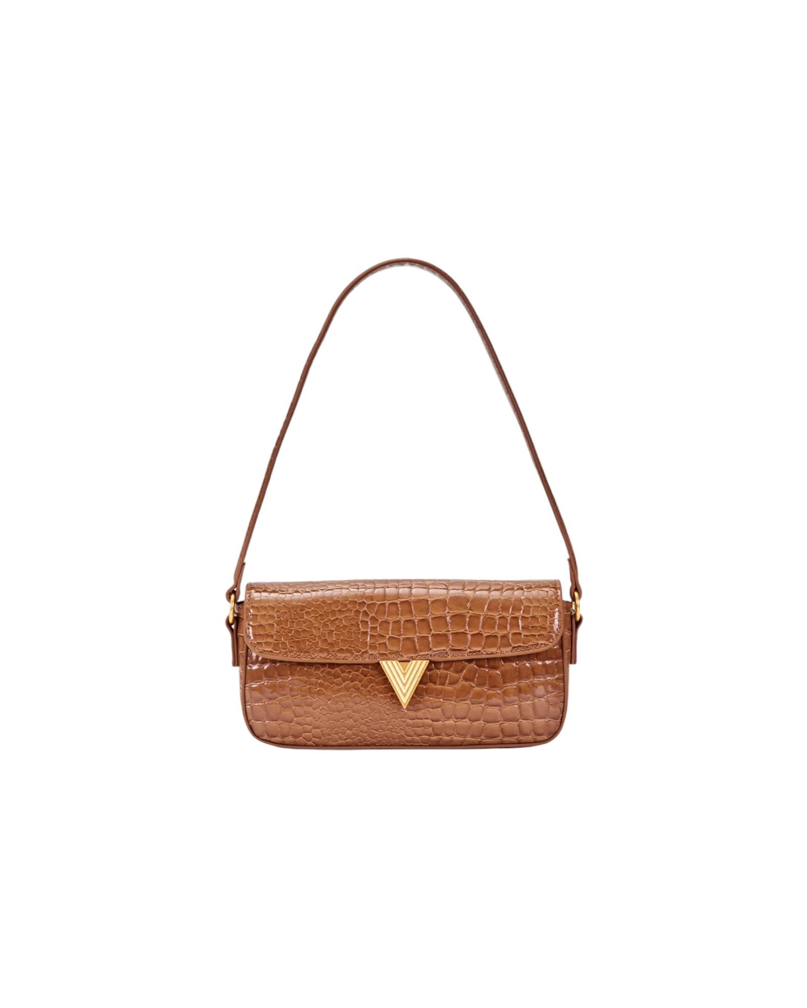 Borsa Pencil Crocco Effetc Cammello XF0010 CAMMELLO VICOLO