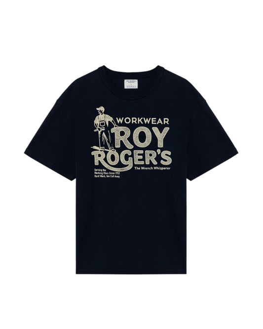 T-shirt in jersey con stampa Working class RRW017CR370569 C0048 ROY ROGER'S 