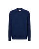 Polo in lana merinos Blu navy