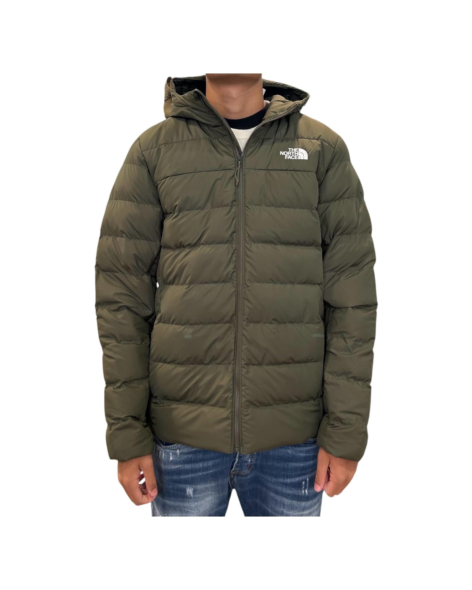 Giacca con cappuccio Aconcagua III New taupe green NF0A84I1 NEW TAUPE GREEN THE NORTH FACE 