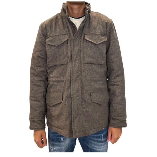 Field Jacket in lana Brown W5011 BROWN BL'KER 