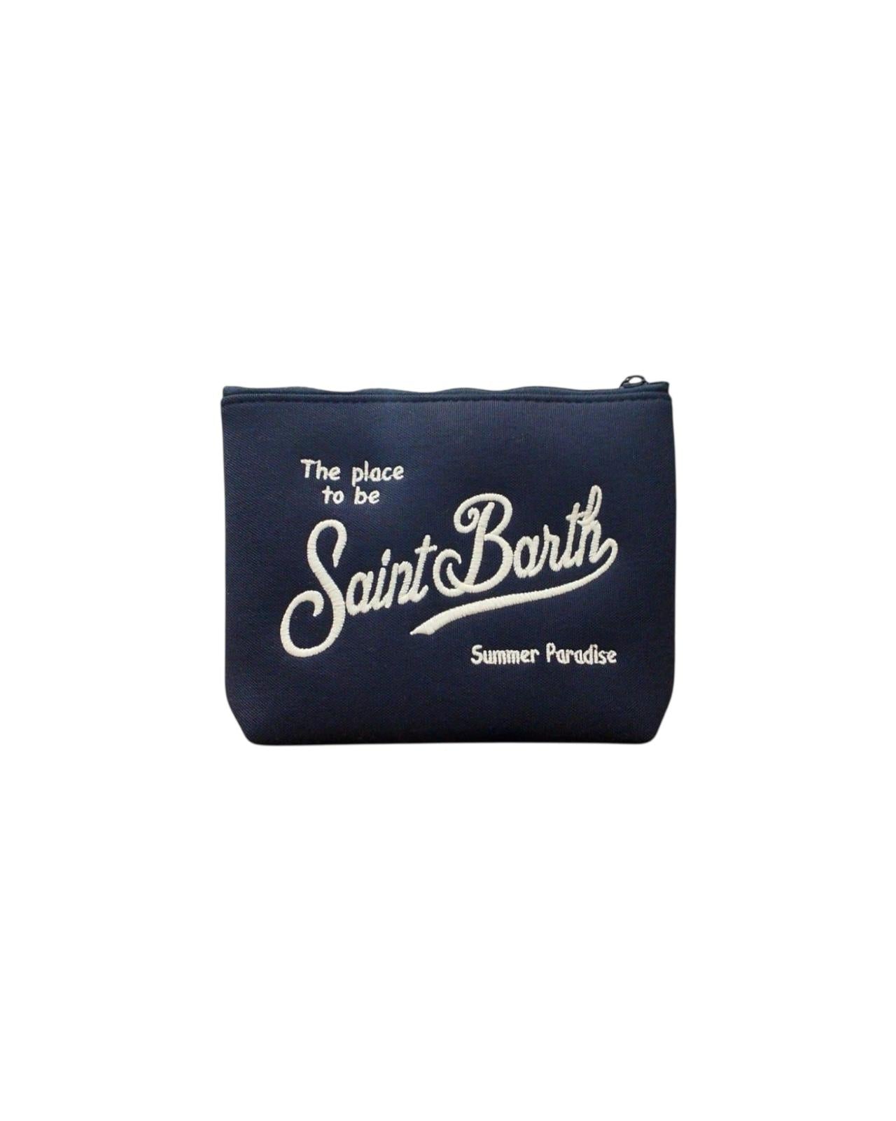 Pochette Aline blu ALI0008 02038H MC2 SAINT BARTH 