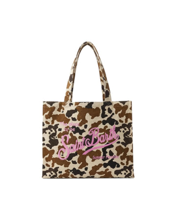 Borsa Essential in cotone Cow Skin EBAGN007 00274L MC2 SAINT BARTH 