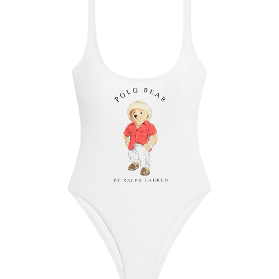 Costume intero Bear white 21598410 WHITE RALPH LAUREN 