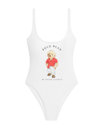 Costume intero Bear white 21598410 WHITE RALPH LAUREN 