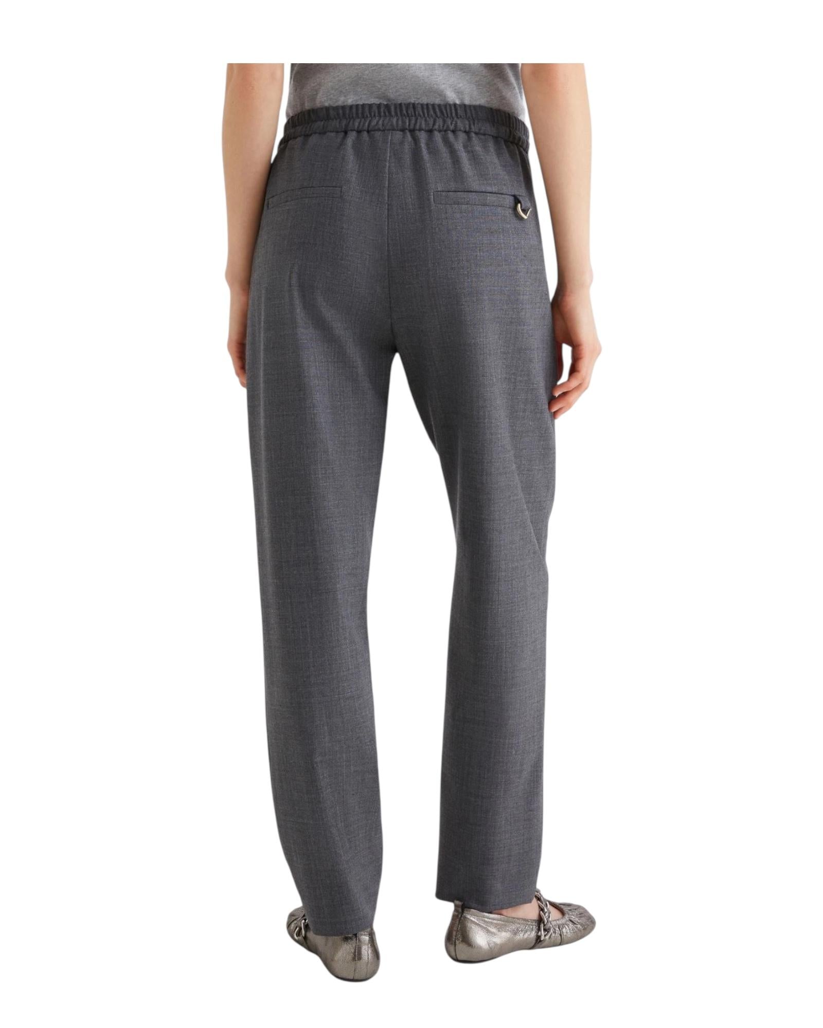 Pantalone slim fit in misto lana Grigio BRUNO 002 MARELLA 