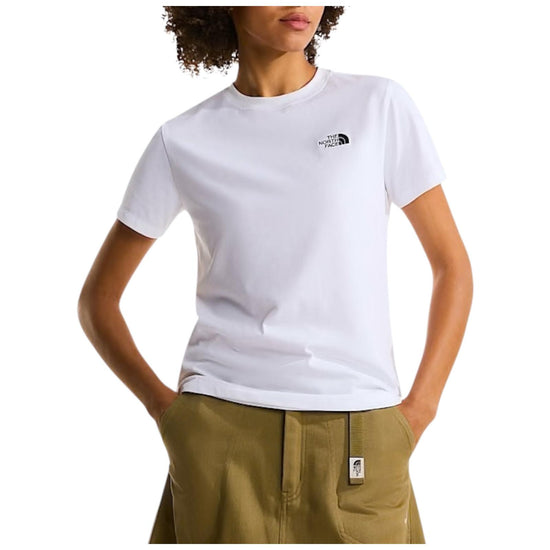 T-shirt evolution simple dome slim White W EVO SD SLIM WHITE THE NORTH FACE 