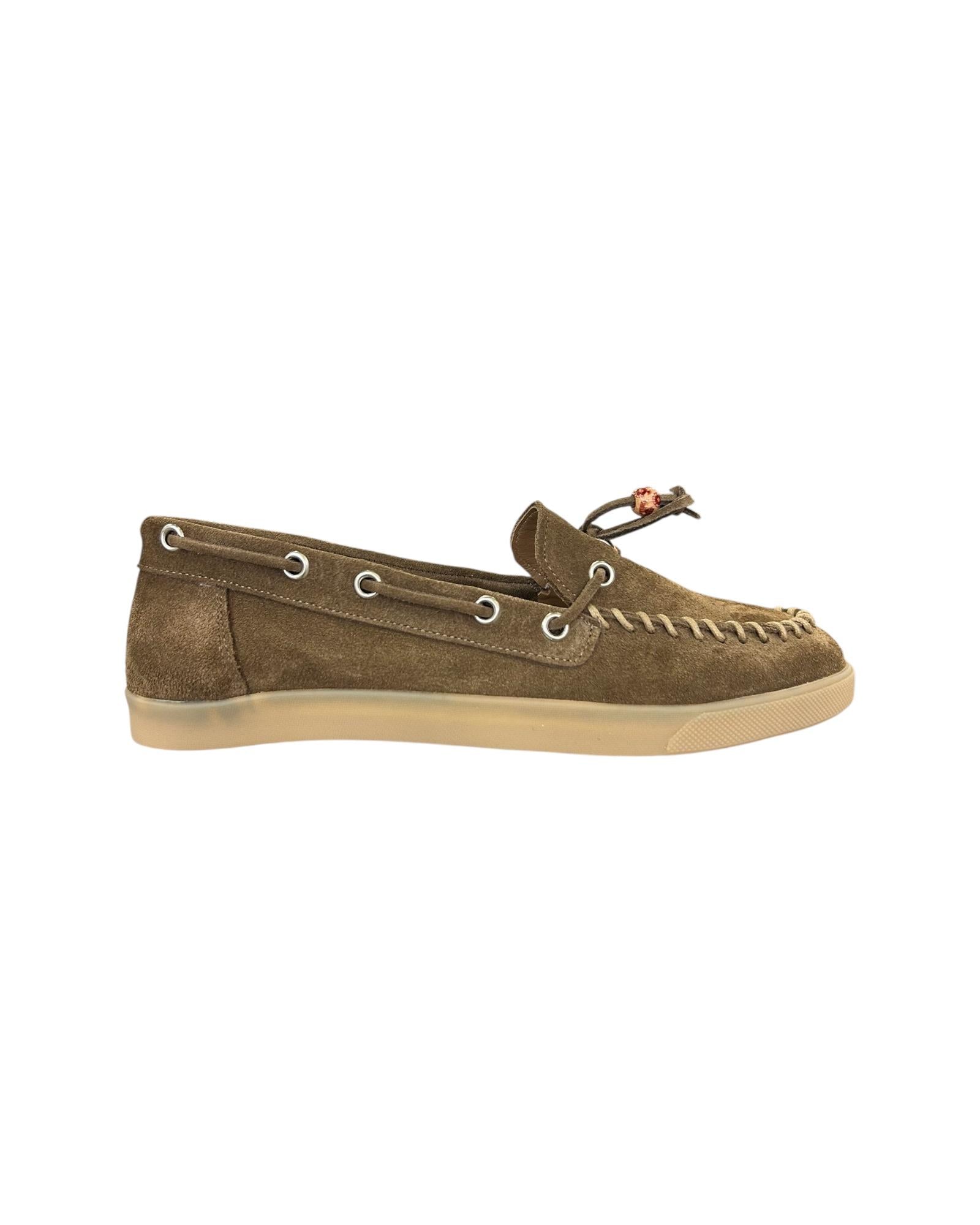 Mocassino in pelle scamosciata Tabacco 4482 TABACCO NICHE 
