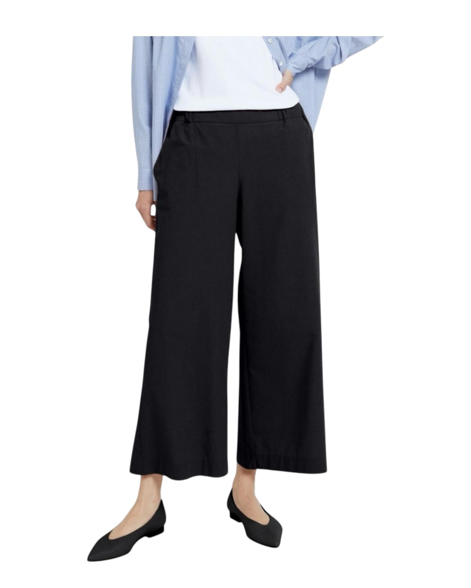 Pantalone Culotte Nero PCH DP9741 NERO OTTOD'AME