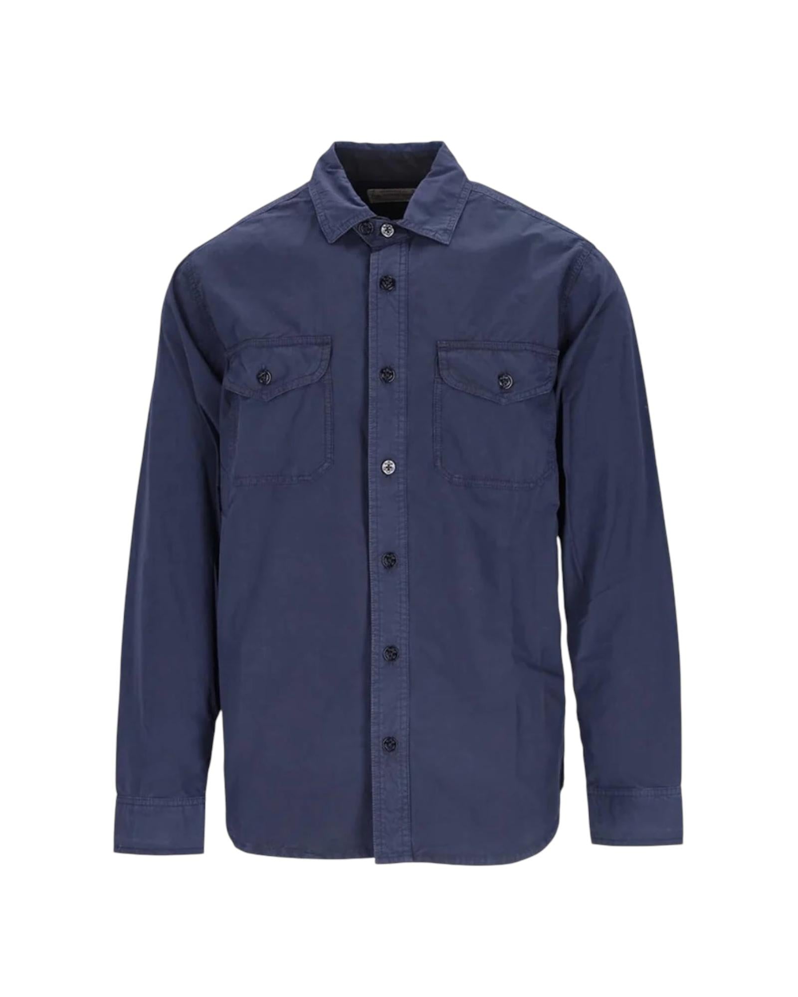 CHESAPEAKE'S POPELINE SHIRT CPONAVY