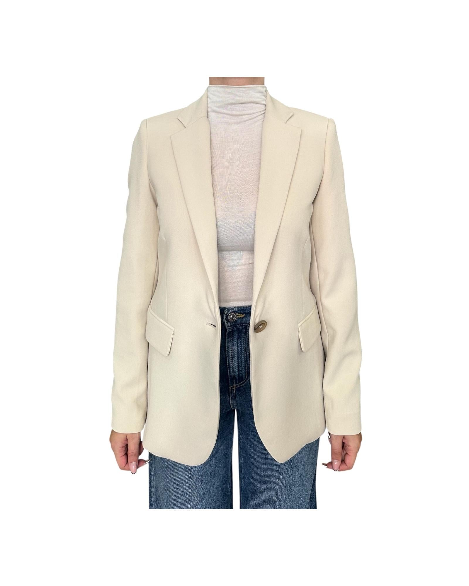 Blazer monopetto Ecru LIM DG6026 ECRU OTTOD'AME