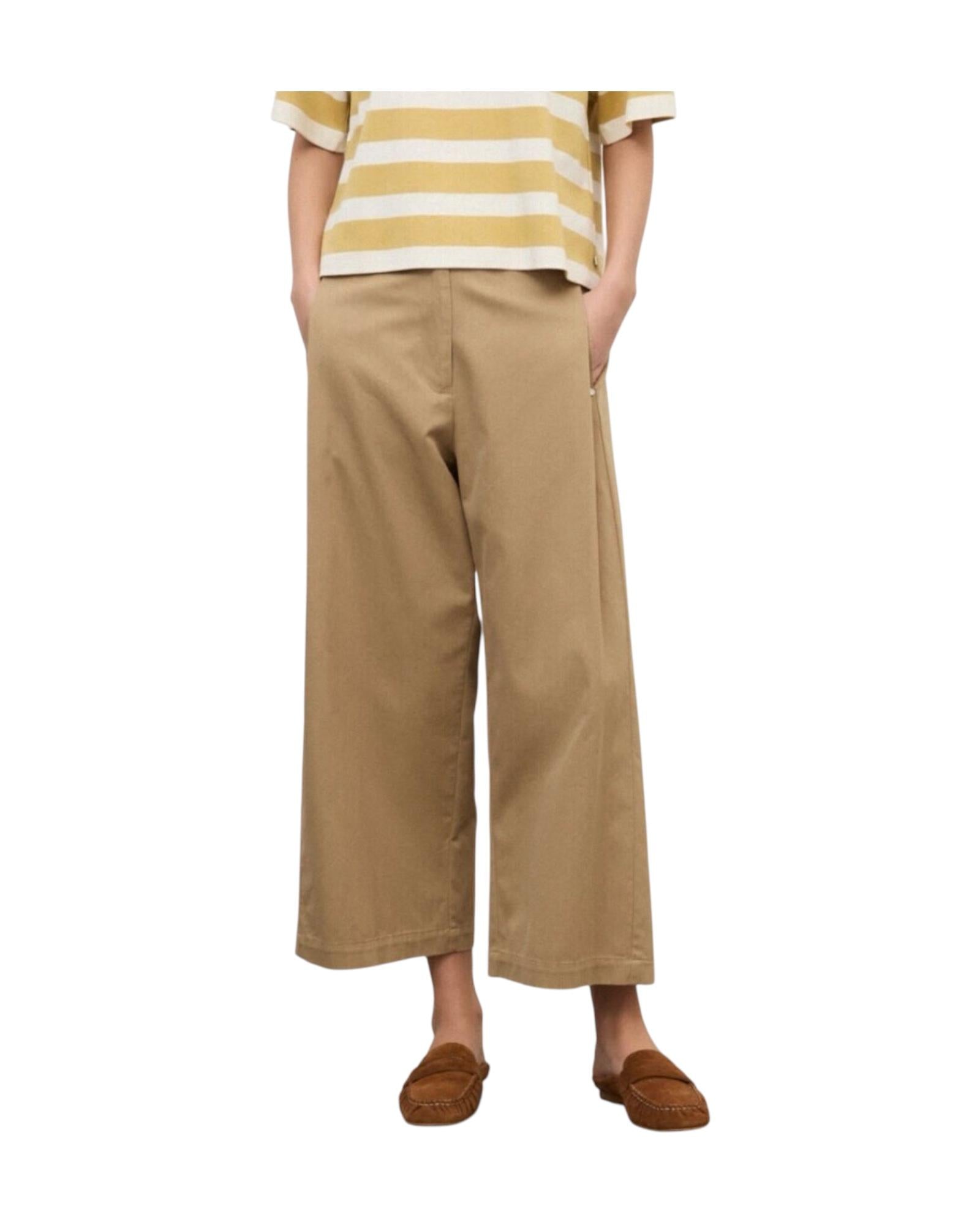 Pantalone cropped in cotone Corda LDR DP0037 CORDA OTTOD'AME