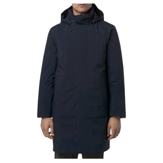 Giacca Thomal lunga da uomo Navy K7136IW AR0 K-way 