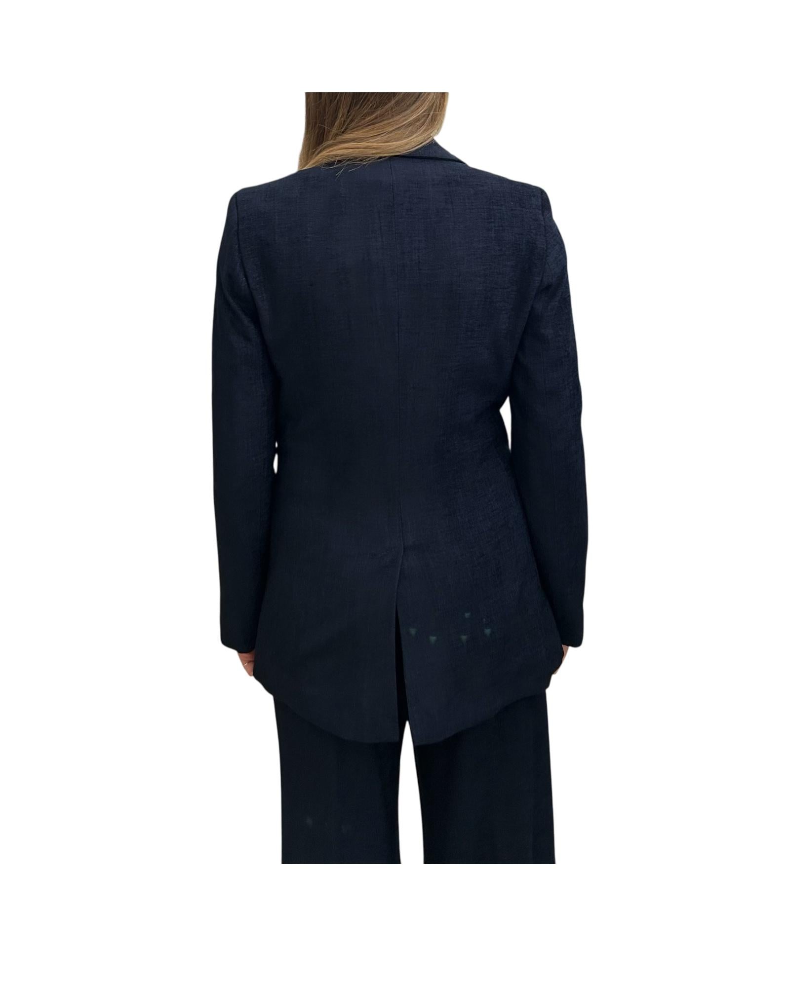 Blazer in velluto lavorato Blu JCB P002 004 haveone